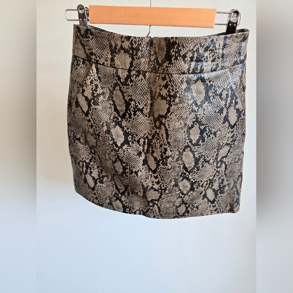 FRAME LEATHER SKIRT